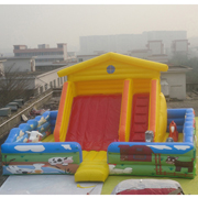 inflatable commercial slides